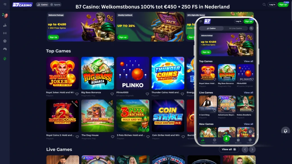 b7 casino nederland